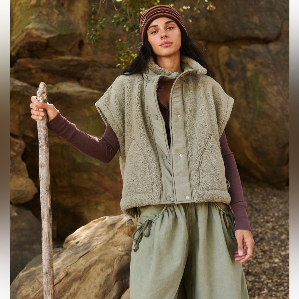 Free People Scout it Out Fleece Vest